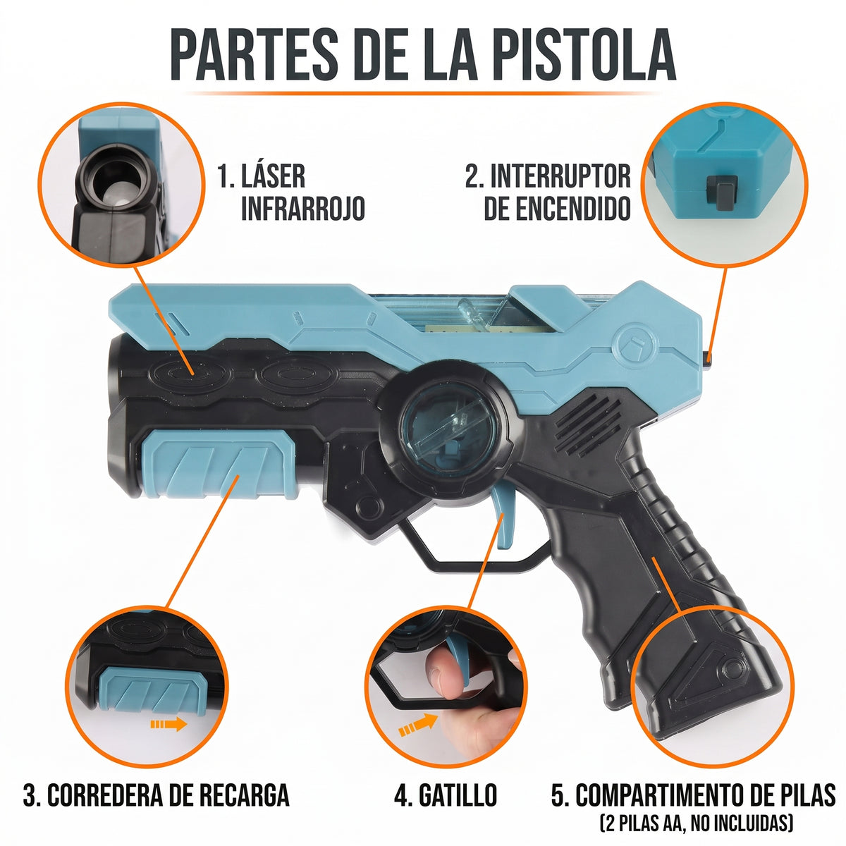 Pistolas de Laser Tag